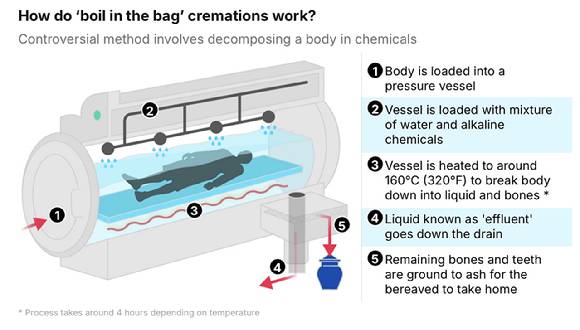 물 화장 방식 소개 / 데일리메일
