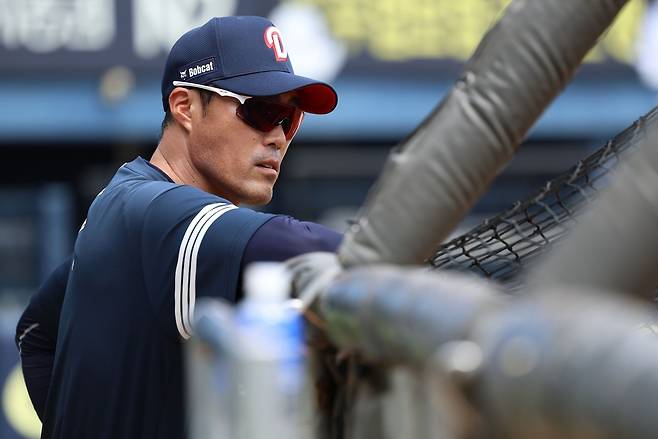 조성환 두산 감독 대행. 두산 베어스 제공