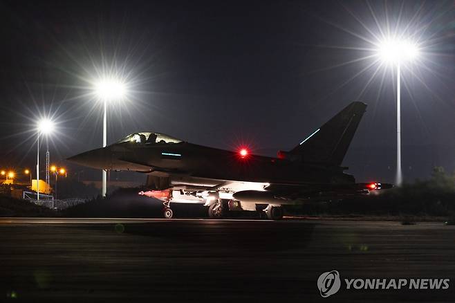 영국 공군 타이푼 전투기 [EPA 연합뉴스 자료사진]