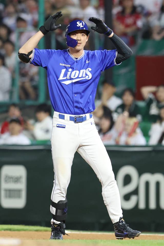삼성 라이온즈 공격의 핵 구자욱. 삼성 제공