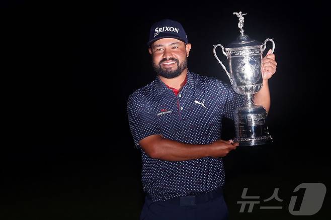 US 오픈 챔피언 J.J. 스폰(미국). ⓒ AFP=뉴스1