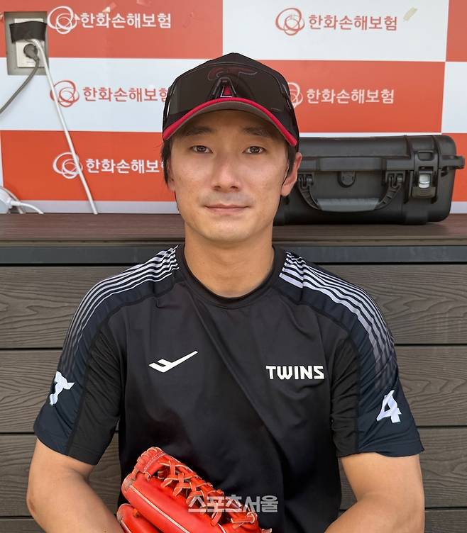 신민재가 인터뷰에 임하고 있다. 대전 | 박연준 기자 duswns0628@sportsseoul.com