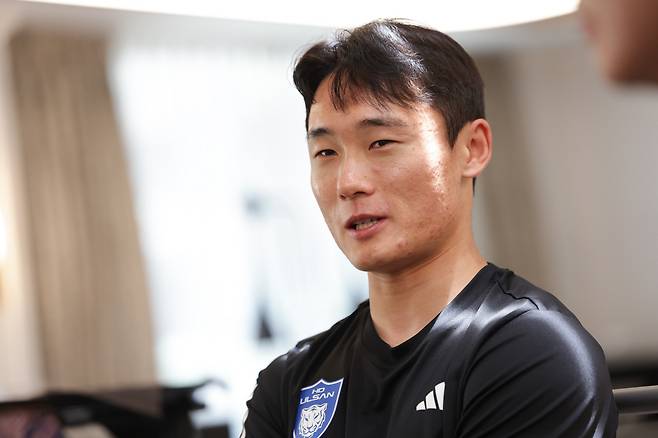 사우스파크 호텔(샬럿, 미국)/ 2025 피파 클럽월드컵/ 인터뷰/ 울산 엄원상/사진 김정수