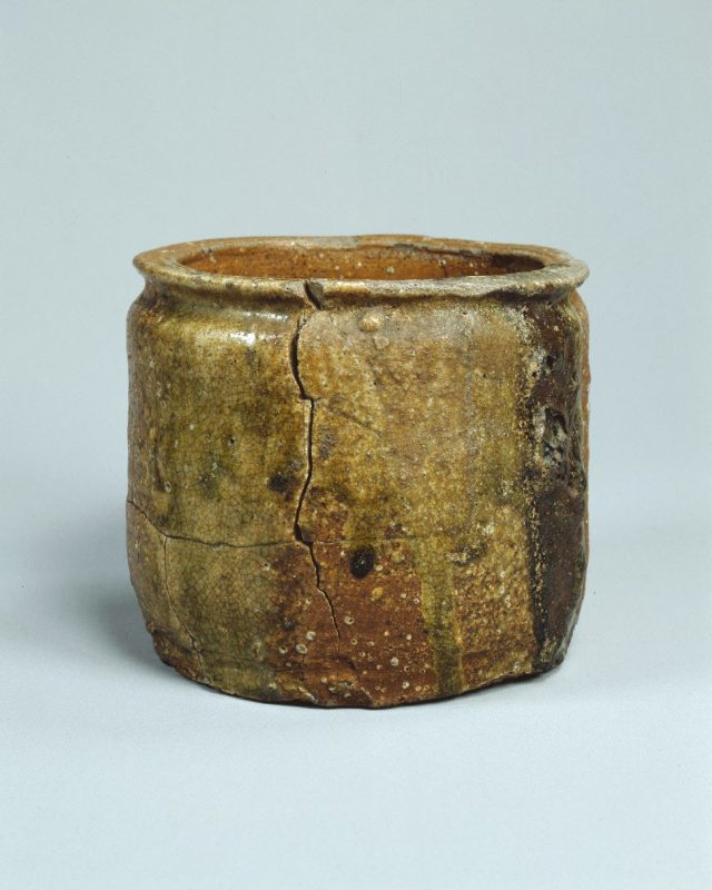 ＜‘시바노이오리’라 불린 물항아리＞, 아즈치 모모야마 시대~에도 시대 16~17세기, 도쿄국립박물관, 일본 중요문화재