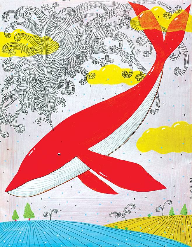 종이에 아크릴 펜 (32×41㎝)