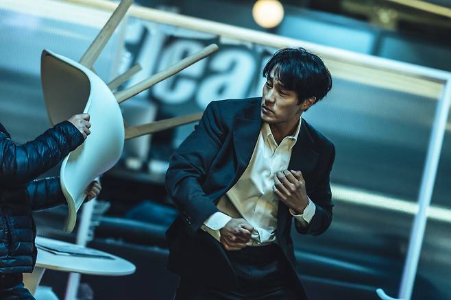 Still from Netflix's action noir series ″Mercy For None″ [NETFLIX]