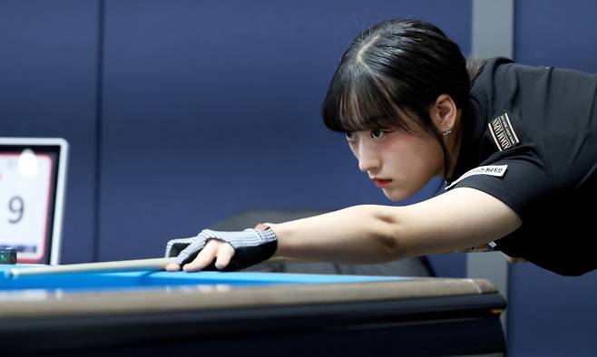 시즌 첫 승을 신고한 장가연(21). PBA 제공