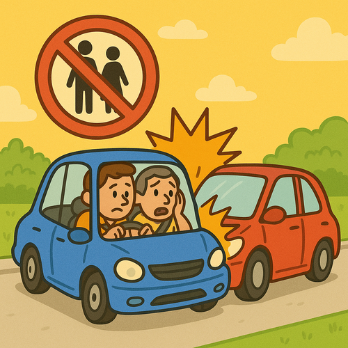 휴가철 차사고를 주제로 생성형 AI가 만든 이미지 [챗GPT]