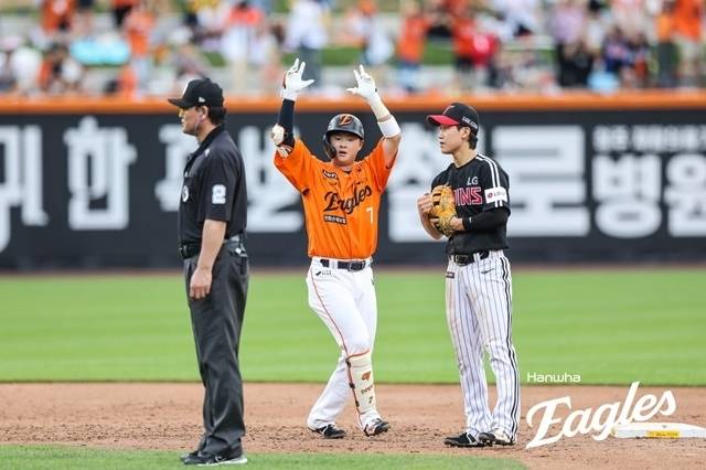 한화 이도윤은 15일 대전 LG전에서 맹타를 휘둘렀다. 사진=한화 제공