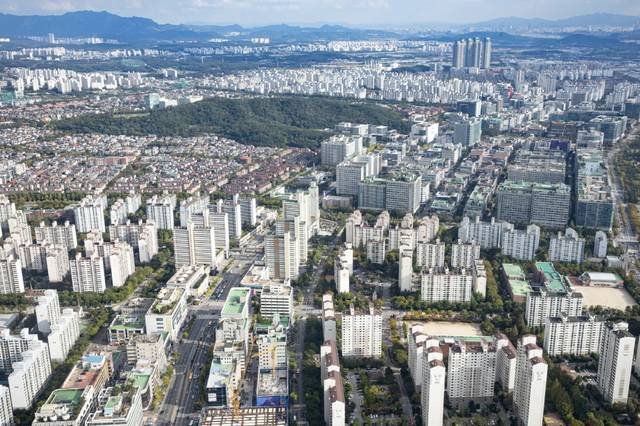일산신도시 전경. 고양시 제공