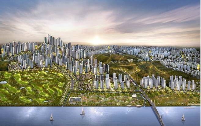 [에코메타시티·로열파크씨티·검단신도시, 10만 세대의 초대형 미래도시 조감도]