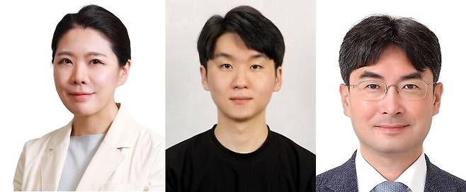 서울성모병원 가정의학과 신현영 교수(왼쪽부터), 서울대학교 의생명과학과 이혁종 연구원, 서울대병원 가정의학과 박상민 교수  [서울성모병원 제공]
