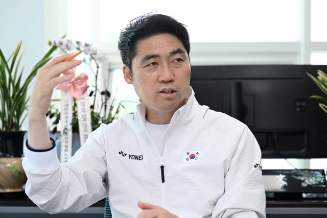 김동문 대한배드민턴협회 회장. 서울경제DB