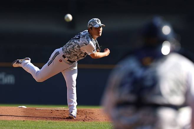 ▲ 곽빈 ⓒ두산 베어스