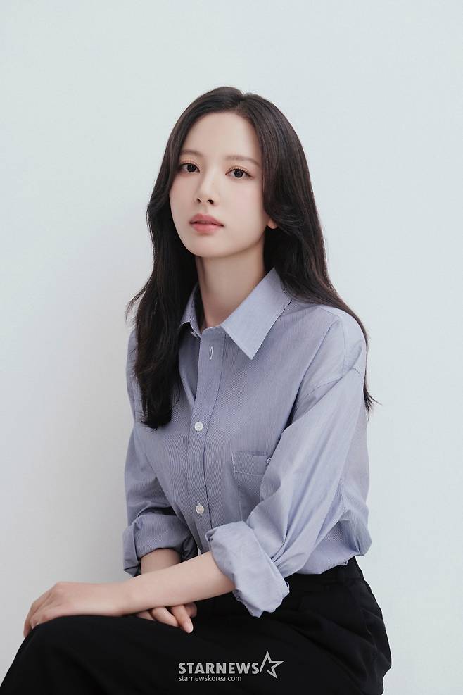 SBS 드라마 '귀궁'의 배우 김지연이 9일 진행된 라운드 인터뷰를 위해 포즈를 취하고 있다. /사진제공=킹콩by스타쉽 2025.06.09 /사진=김휘선 hwijpg@