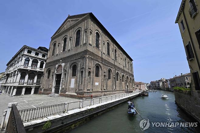 베이조스 결혼식 장소로 알려진 미세리코르디아 성당 [AFP 연합뉴스 자료사진. 재판매 및 DB 금지]