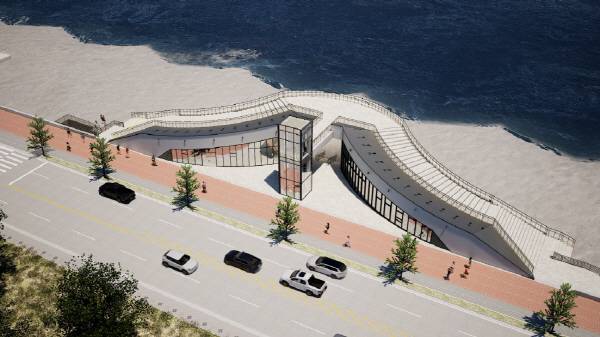 송도해수욕장 바다시청 조감도