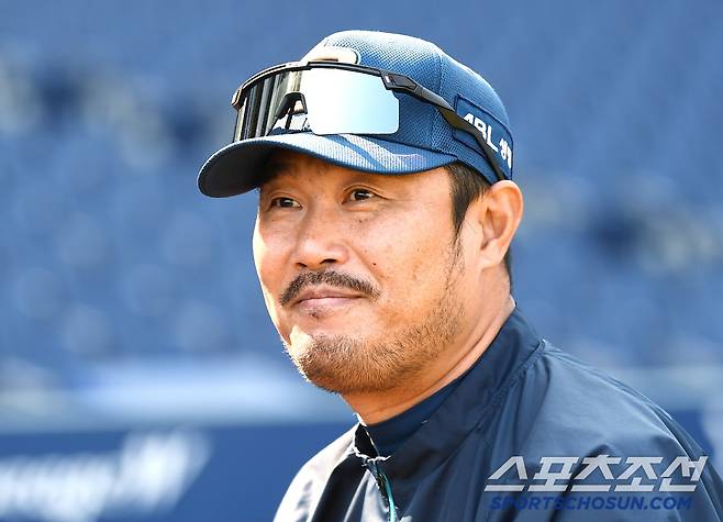 30일 창원 NC파크에서 열린 한화-NC전. NC 이호준 감독이 미소짓고 있다. 창원=정재근 기자 cjg@sportschosun.com/2025.5.30/