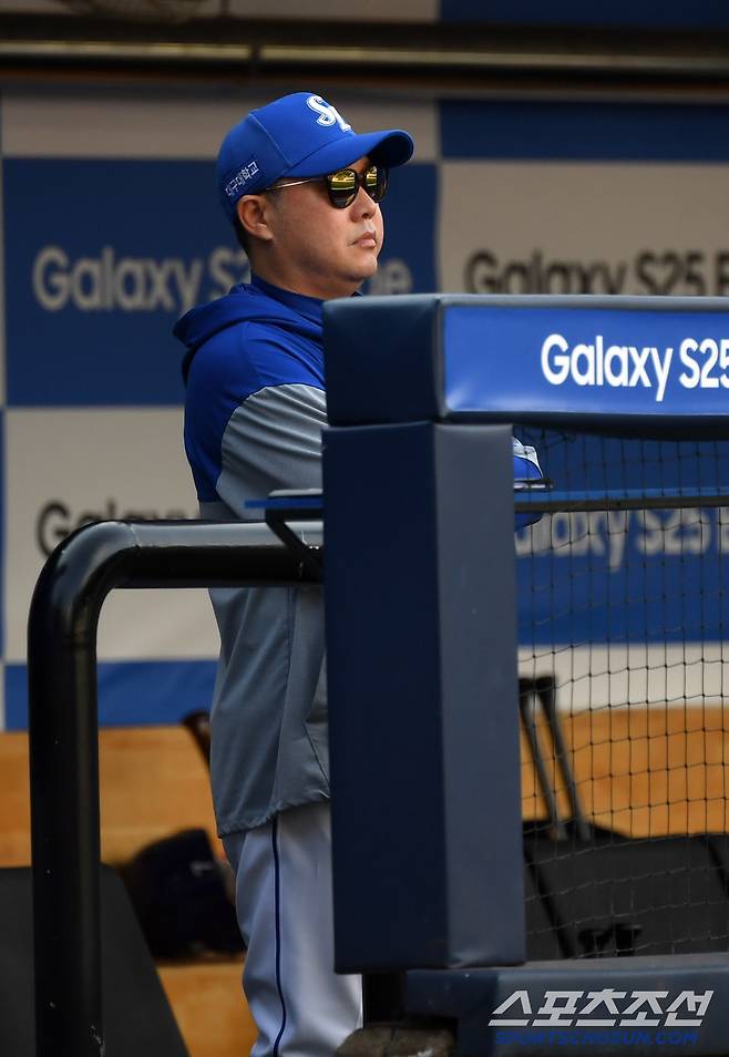 14일 대구 라이온즈파크에서 열린 삼성 라이온즈와 KT 위즈의 경기. 삼성 박진만 감독. 대구=박재만 기자 pjm@sportschosun.com/2025.06.14/