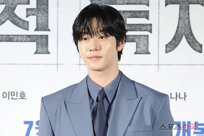 영화 '전지적 독자 시점' 제작보고회에 참석한 배우 안효섭. 25.6.17 ⓒ이혜영 기자 lhy@hankooki.com