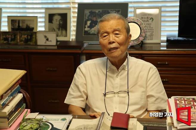 김종인 전 국민의힘 비대위원장. 허영한 기자