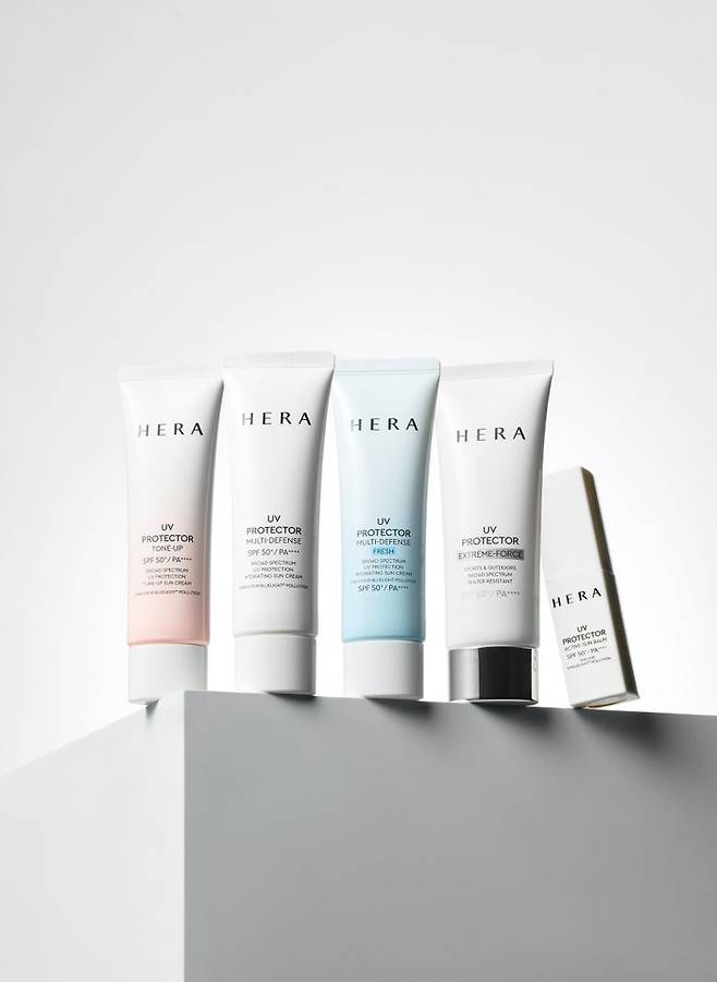 헤라, 선 케어 'UV 프로텍터' 1000만개 판매 돌파. ⓒ아모레퍼시픽