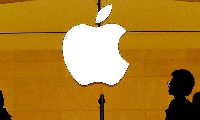 미국 뉴욕에 있는 애플 제품 전시장. 뉴욕/로이터 연합뉴스