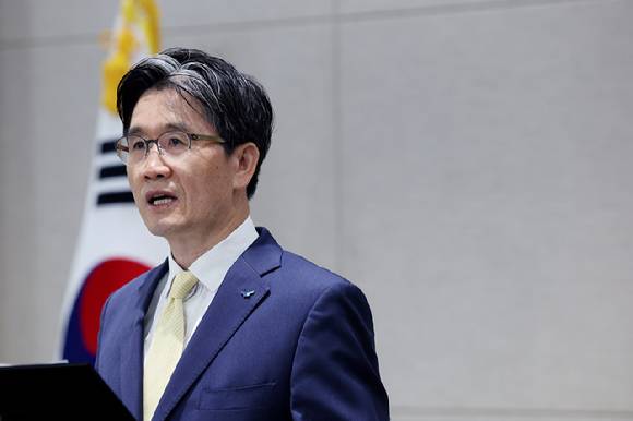 오동운 고위공직자범죄수사처장이 17일 정부과천청사 공수처에서 열린 기자간담회에서 발언하고 있다. 2025.6.17 [사진=연합뉴스]