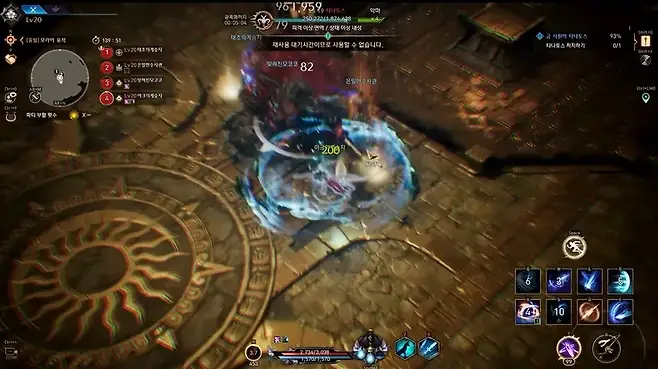 ▲ 적과 턴을 주고 받는 로아식 전투의 느낌이 살아 있다