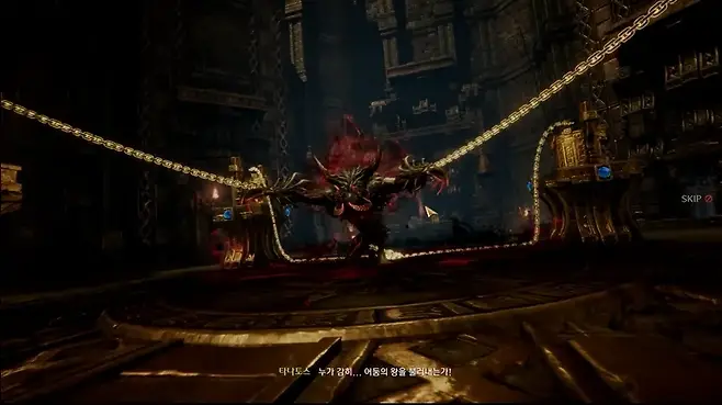 ▲ 로스트아크 모바일의 '타나토스' 컷씬