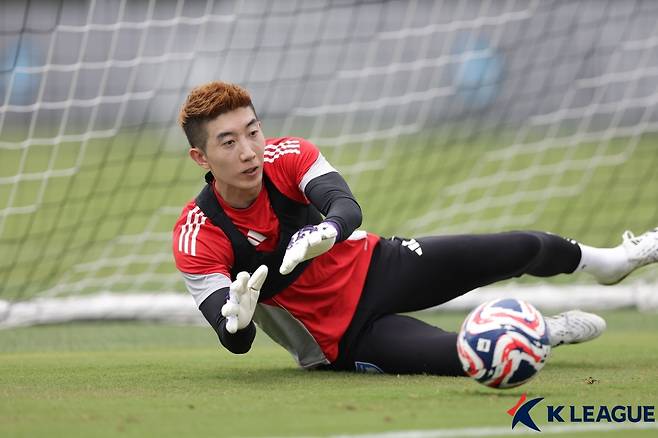 FIFA 클럽월드컵을 준비하는 울산 골키퍼 조현우. [사진 프로축구연맹]