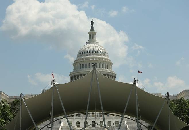 미국 의회의사당(캐피톨힐) 전경. 로이터연합뉴스