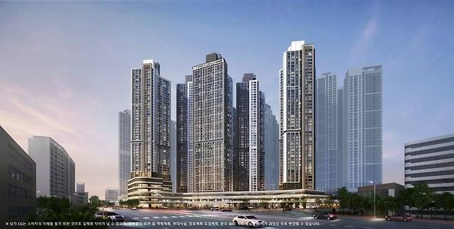 대전 하늘채 루시에르 투시도. 코오롱글로벌 제공