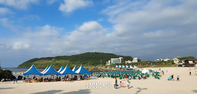 제주 함덕 해수욕장. 박미라 기자