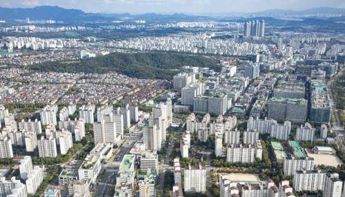 일산신도시 아파트 모습. 고양시 제공