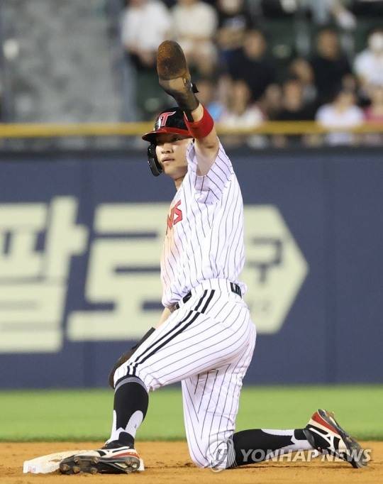 도루 성공한 박해민 / 사진=연합뉴스