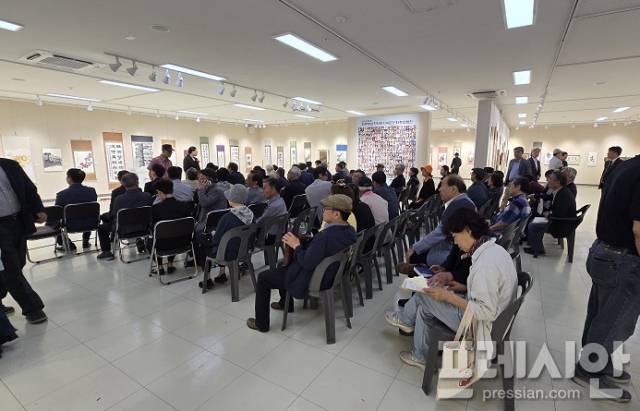 ▲제20회 제주특별자치도 서예·한글서예연합전이 성황리에 개최됐다.ⓒ프레시안