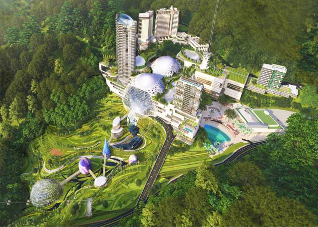 2032년 새롭게 구현될 하이원리조트 예상 조감도. 제공=강원랜드