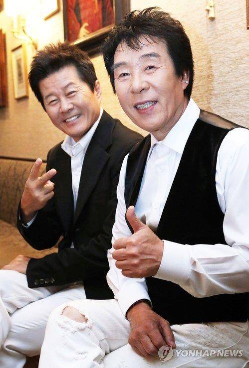 송대관(우)과 태진아(좌). 연합뉴스