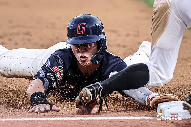 ▲ 전민재 ⓒ롯데 자이언츠