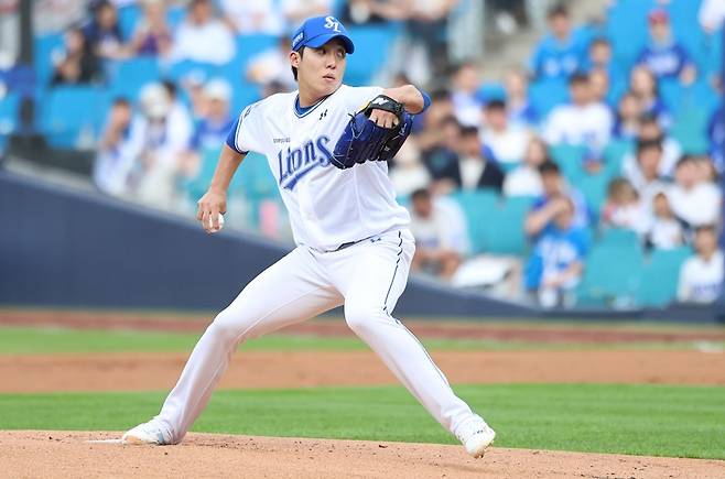 ▲ 구속이 더 빨라졌다 ⓒ 삼성 라이온즈