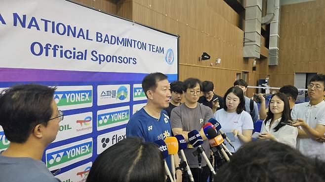 박주봉 배드민턴 대표팀 감독 [촬영 설하은]