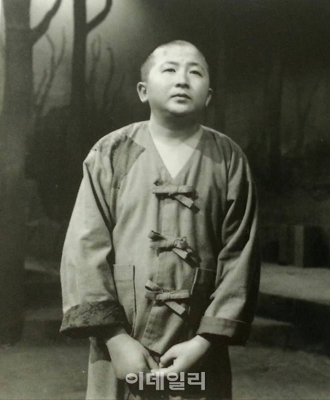 지춘성의 1991년 ‘동승’ 출연 당시 모습(사진=국립극단)