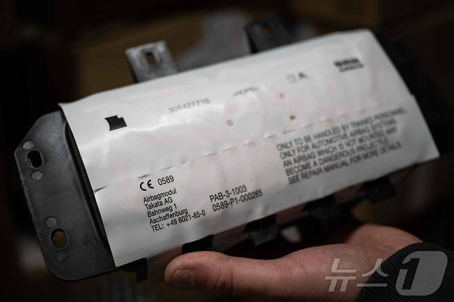 일제 다카타 에어백 모듈. 2025.06.17.ⓒ AFP=뉴스1