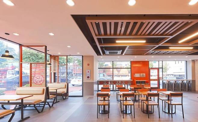 버거킹 매장 내부 모습. [사진 출처 =버거킹]