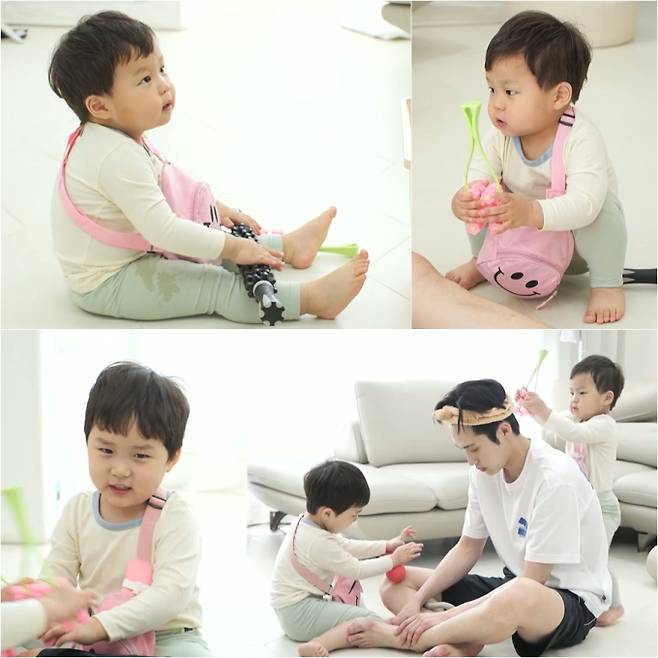 슈퍼맨이돌아왔다, 우형제 마사지샵 (사진: KBS '슈돌')