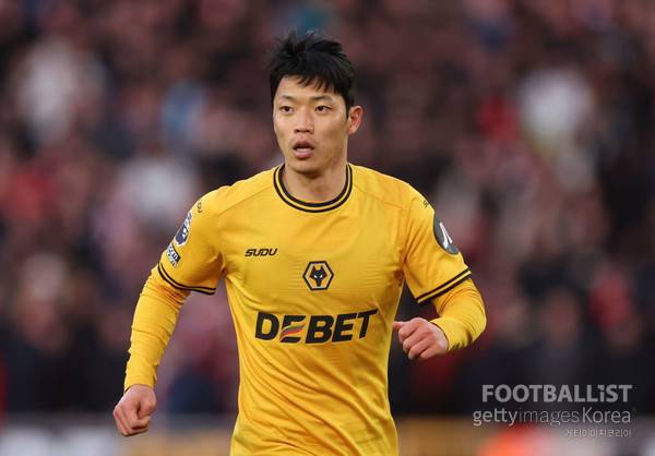 황희찬(울버햄턴원더러스). 게티이미지코리아