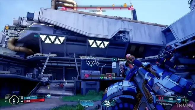 ▲ 이단점프, 대시, 그래플링 훅 등 활용할 수 있는 액션이 많고, 패드로도 수월하게 조작 가능하다