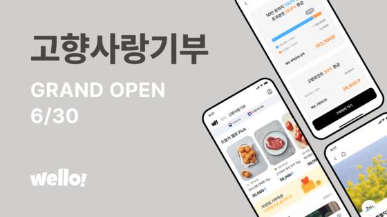 웰로, 고향사랑기부제 민간 플랫폼 서비스 정식 론칭