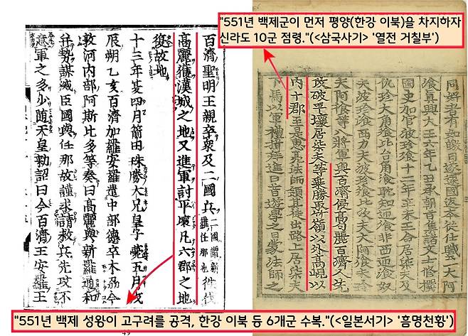 <삼국사기와 <일본서기>는 “551년 백제 성왕이 나제연합군을 이끌고 고구려를 공격해서 한성을 비롯, 옛 땅 6군을 회복했다”고 했다. 구의동 보루 등 한강 유역의 고구려 보루가 이때 백제군의 공격을 받았을 것이다.